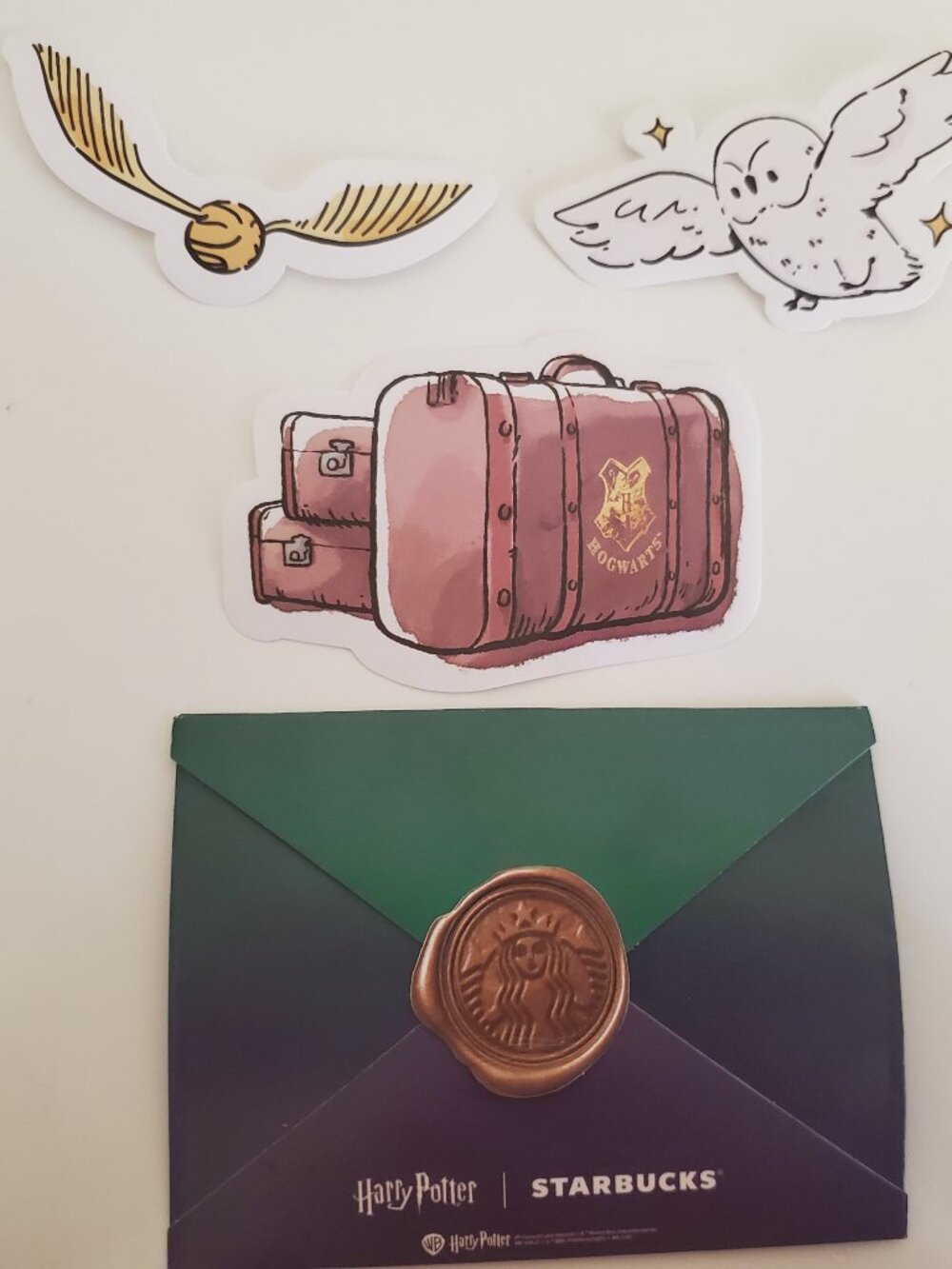 Starbucks X Harry Potter 2026 Collaboration Stickers Set Limited Exclusive